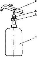 Прибор для отмеривания серной кислоты 10 мл / 500 мл (Клин/1681)