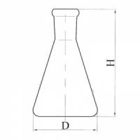 Колба КН-1-1000-45/40 (Клин) ГОСТ 25336-82