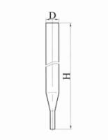 Колонка хроматографическая стеклянная (300*8мм)