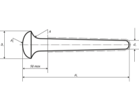 Пест № 2 (к ступке № 3-4) 34/120 мм ГОСТ 9147-80
