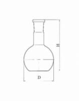 Колба П-1-100-19/26 ПМ (Клин) ГОСТ 25336-82