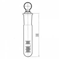 Пробирка мерная П-2-5-14/23 с пробкой (Брянск) ГОСТ 1770-74, Россия