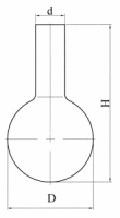 Колба К-3-100-18 ТС (Клин) ГОСТ 25336-82