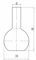 Колба П-2-100-22 ТС (Клин) ГОСТ 25336-82