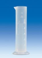 Цилиндр мерный VITLAB, 50 мл, класс B, рельефная шкала, PP (Артикул 641941) - 12 шт/упак